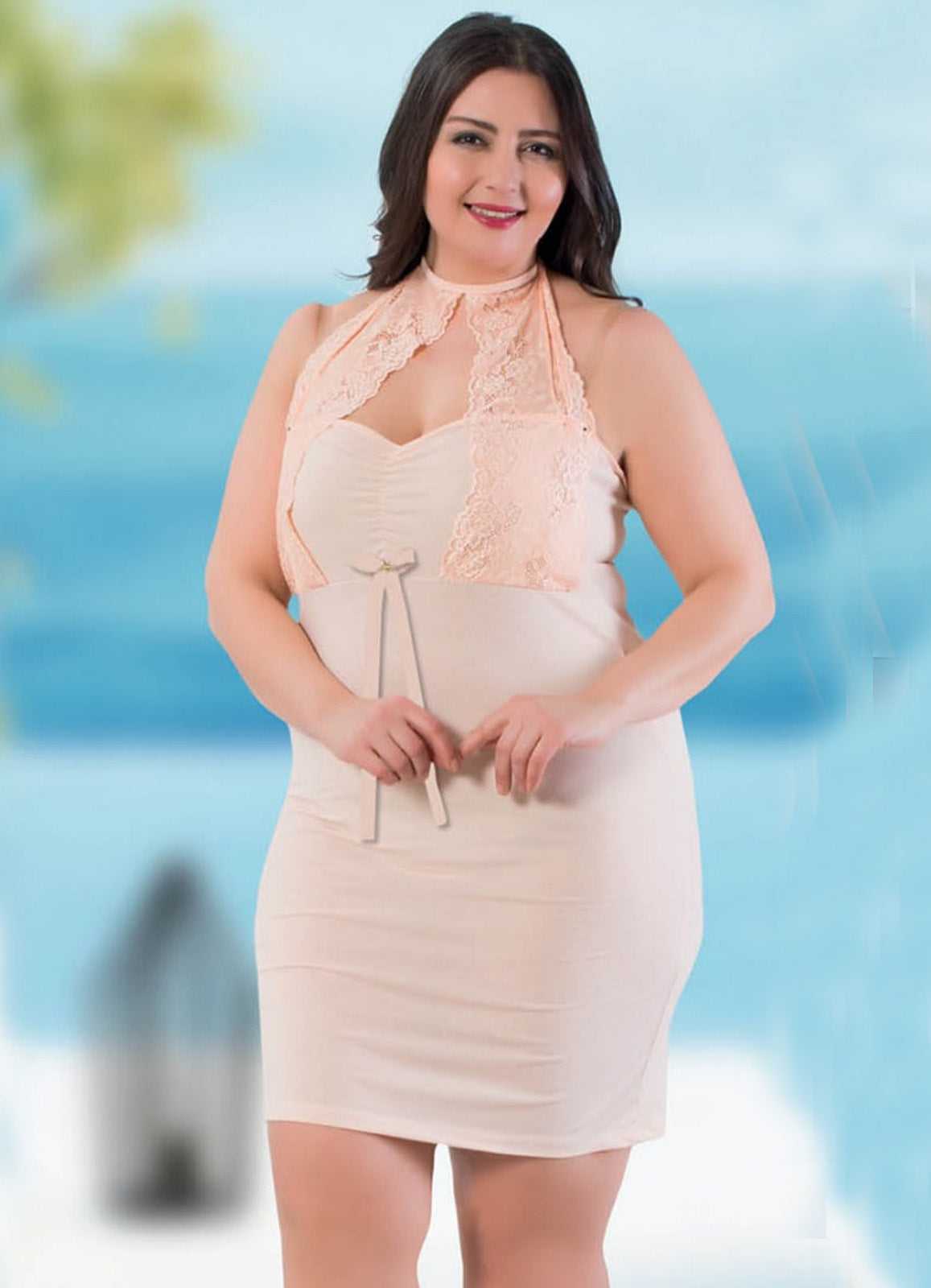 فستان البيت التركي 42587 صيفي طويل